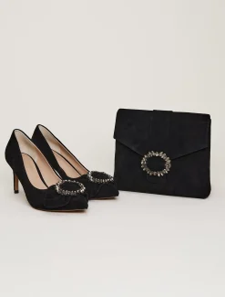 Jewel Front Bow Court Shoe