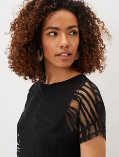 Jo Jo Shell Burnout Top
