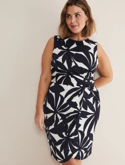 Joanna Bodycon Leaf Dress