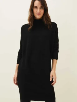 Jocelin Roll Neck Knit Dress