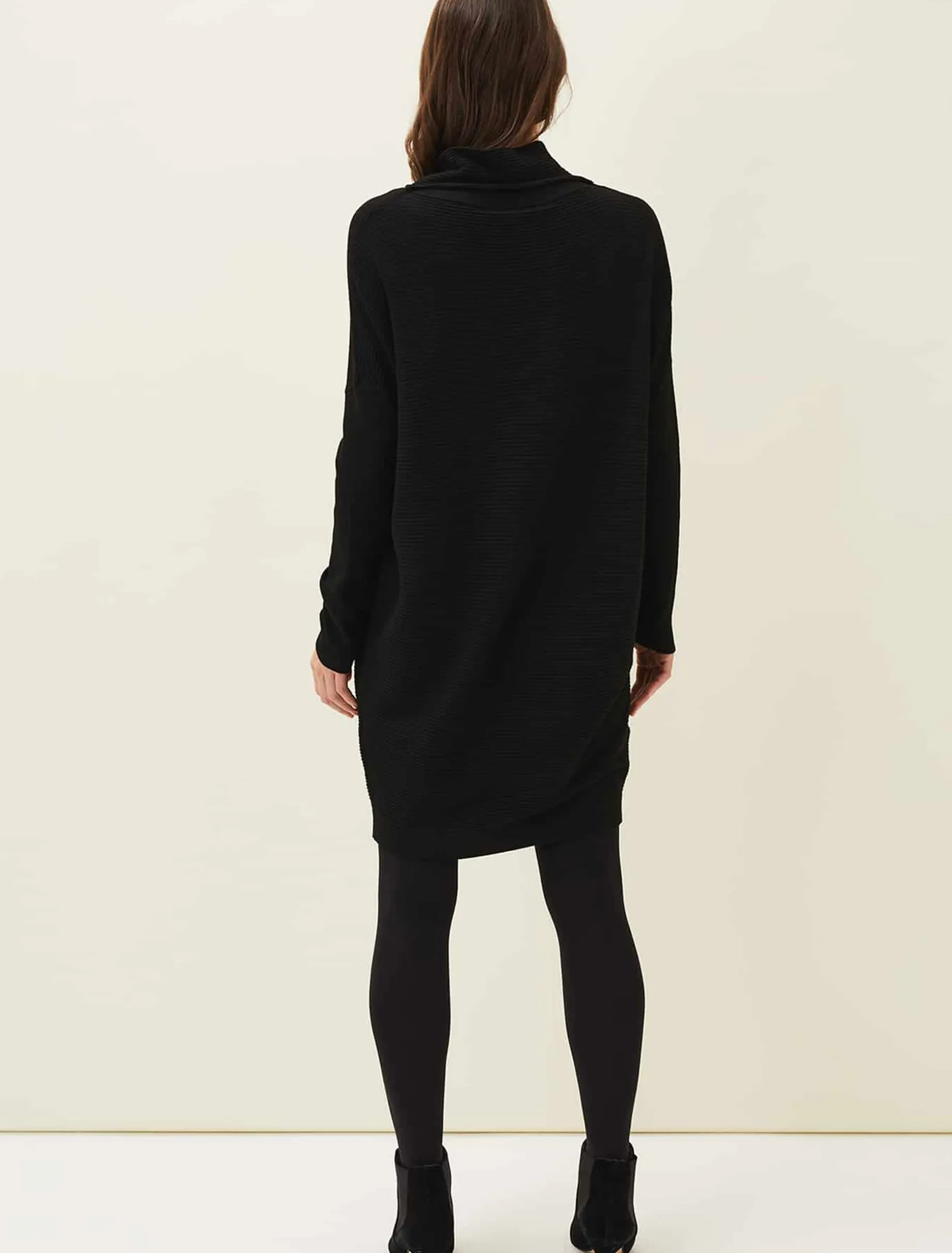 Jocelin Roll Neck Knit Dress