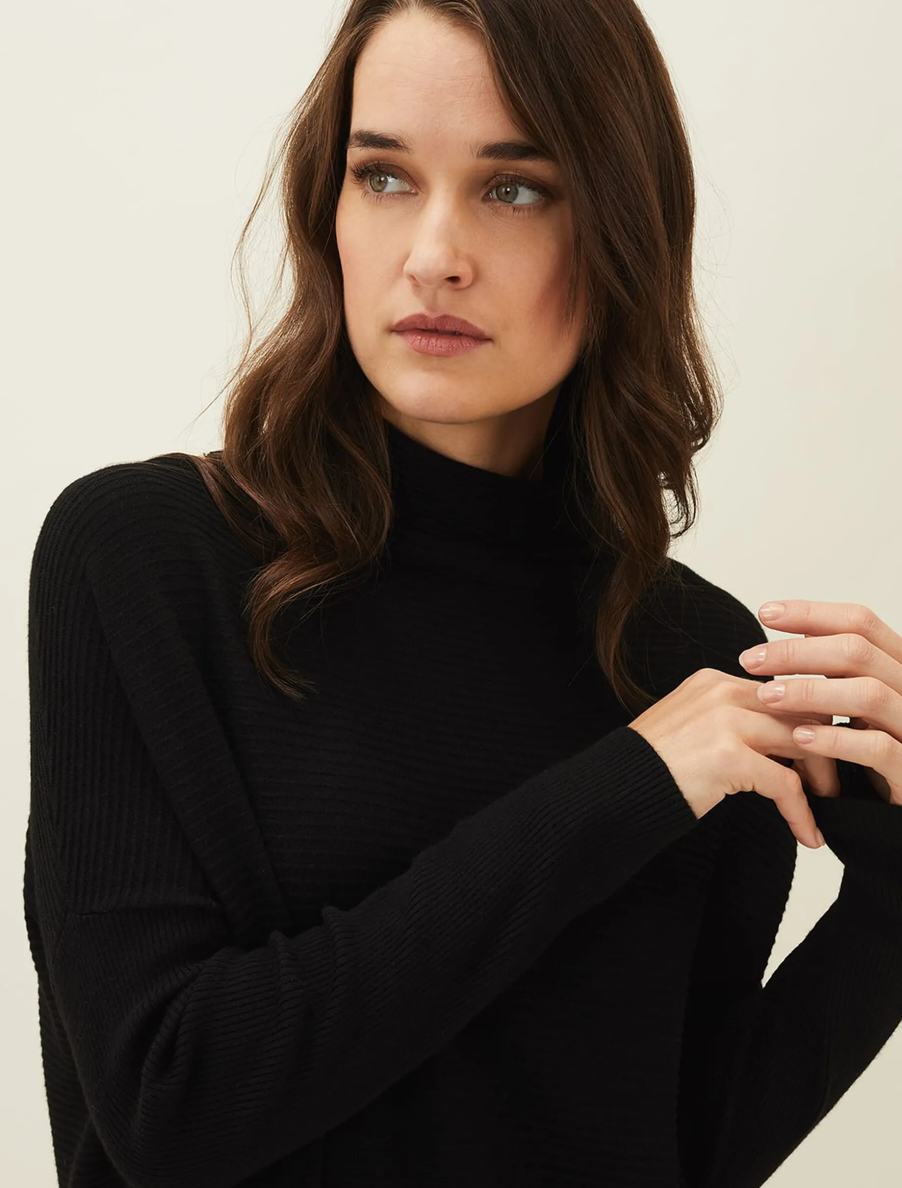 Jocelin Roll Neck Knit Dress