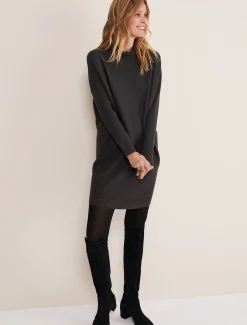 Jocelin Roll Neck Knit Dress