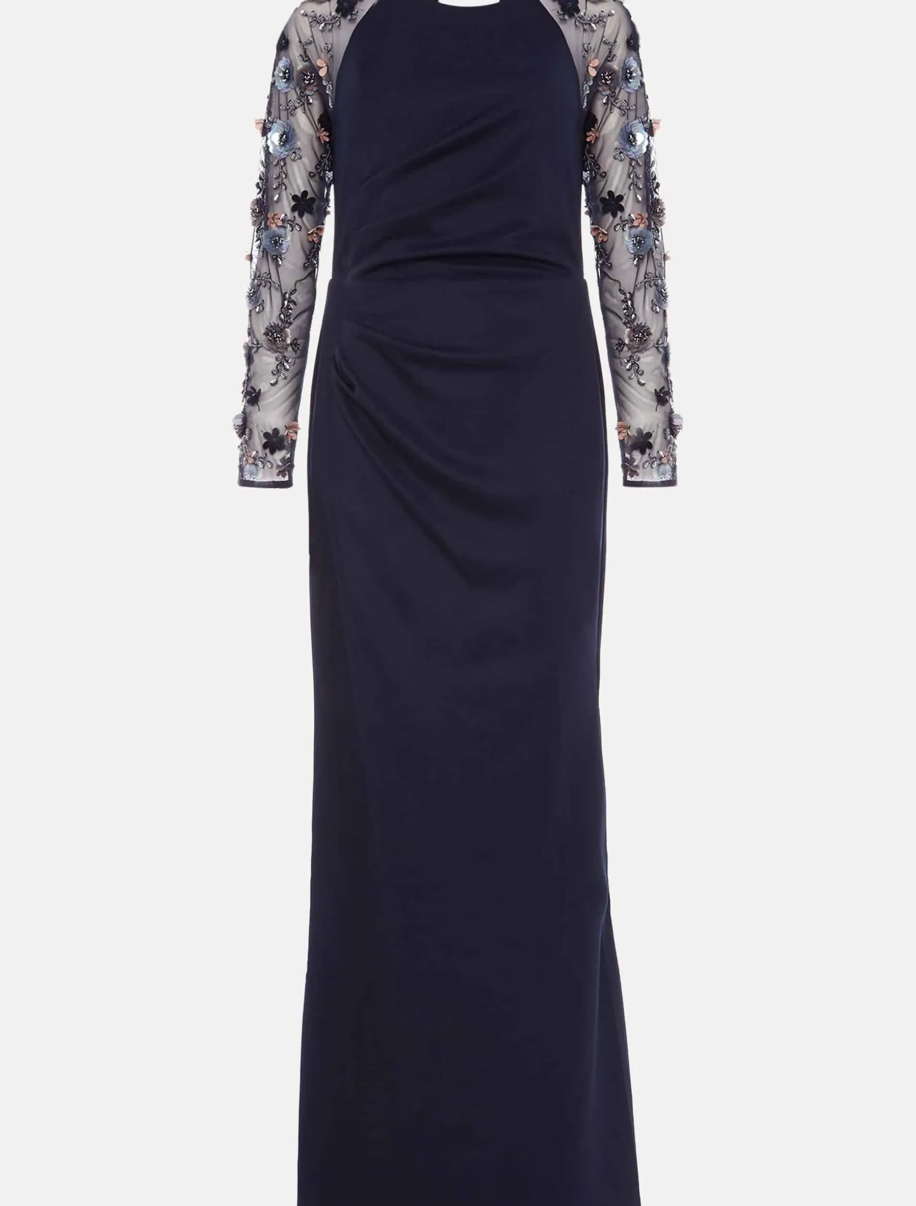 Jody Sequin Sleeve Maxi Dress