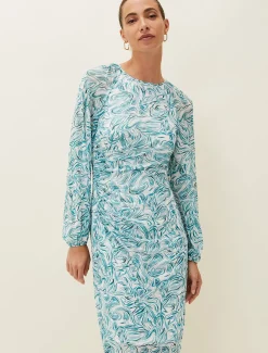 Jolie Swirl Mesh Dress