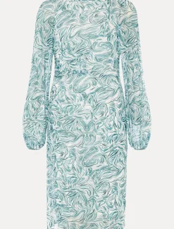 Jolie Swirl Mesh Dress