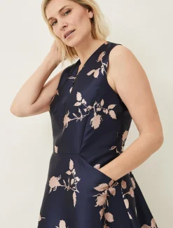 Jordyn Jacquard Fit And Flare Dress