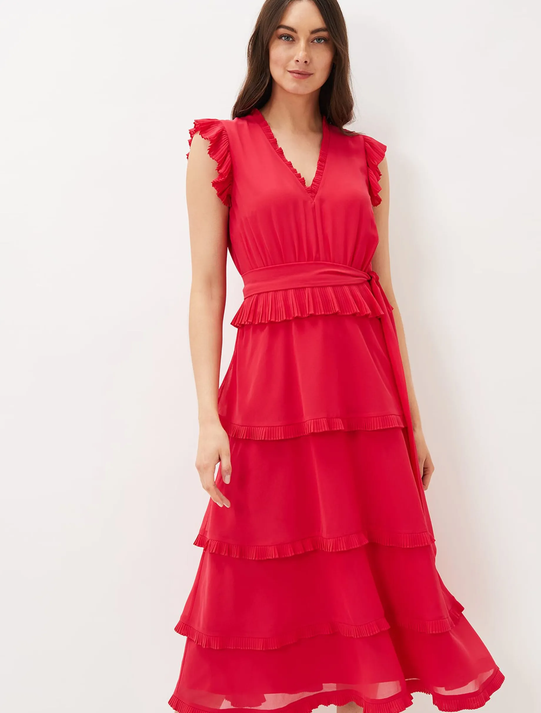 Josephina Tiered Midi Dress