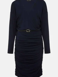 Jules Jersey Belted Batwing Dress