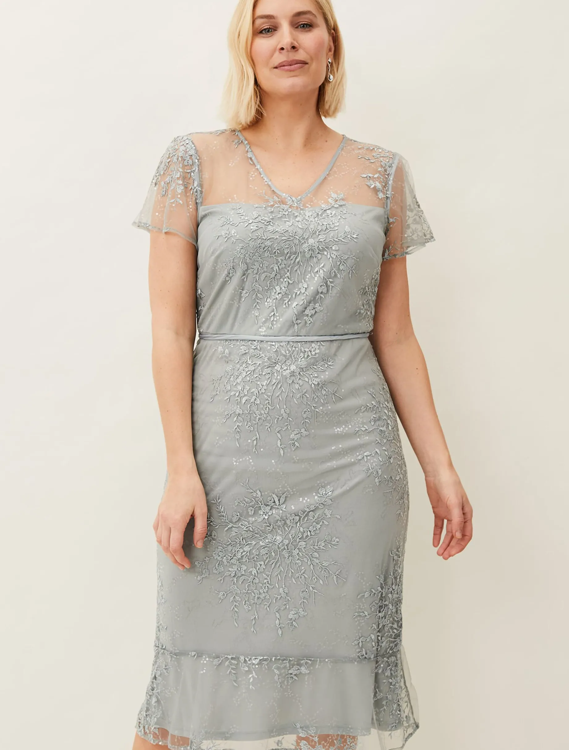 Juliana Floral Embroidered Dress