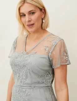 Juliana Floral Embroidered Dress