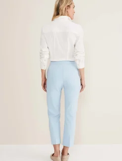 Julianna Cropped Straight Leg Trousers