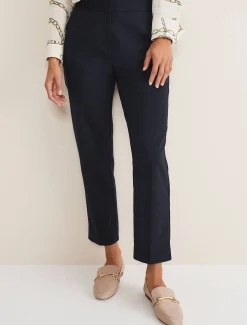 Julianna Cropped Straight Leg Trousers