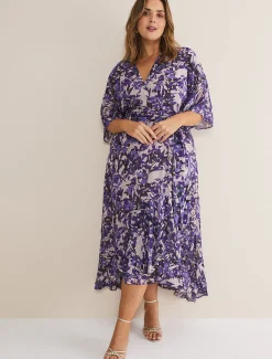 Juliette Floral Wrap Midaxi Dress