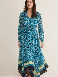 Juno Border Hem Midi Dress