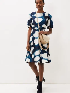 Kaitlyn Abstract Spot Print Dress
