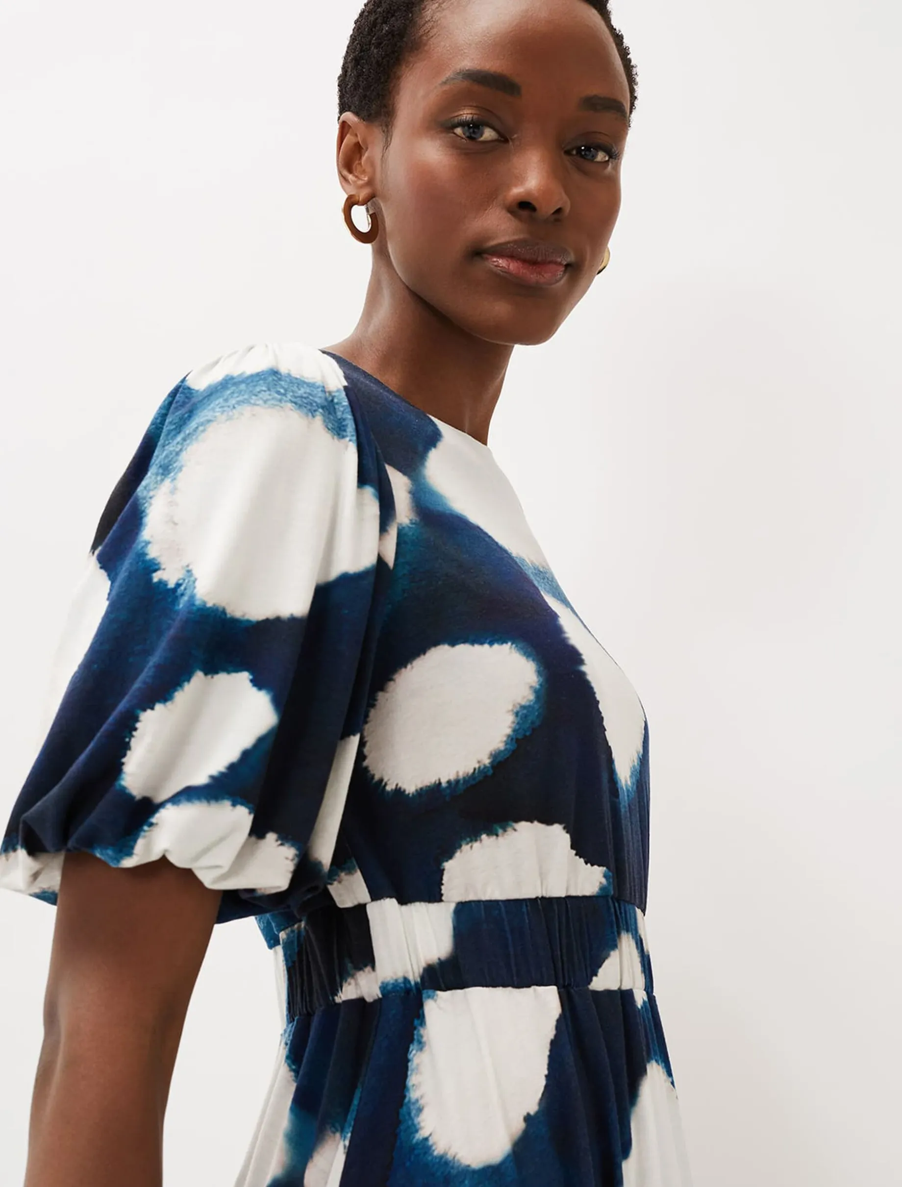 Kaitlyn Abstract Spot Print Dress