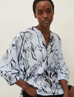 Kalila Tulip Print Blouse