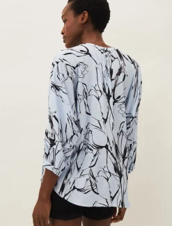 Kalila Tulip Print Blouse