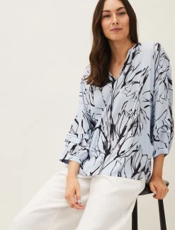 Kalila Tulip Print Blouse