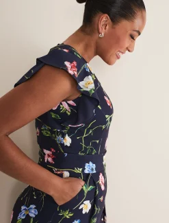 Kallie Floral Wide Leg Jumpsuit