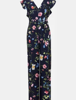 Kallie Floral Wide Leg Jumpsuit