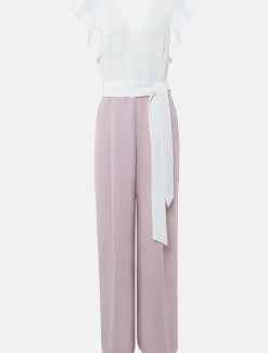 Kallie V Neck Frill Jumpsuit