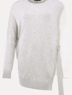 Karina D-Ring Colourblock Fine Knit Jumper