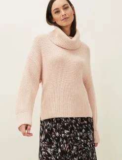Karine Chunky Roll Neck Jumper