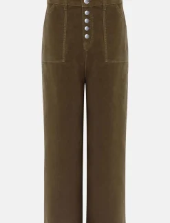 Karlie Button Through Corduroy Jeans