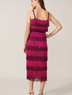 Katalina Dip Dye Fringe Dress