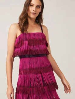 Katalina Dip Dye Fringe Dress
