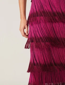 Katalina Dip Dye Fringe Dress