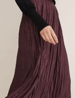 Kate Plisse Midi Skirt