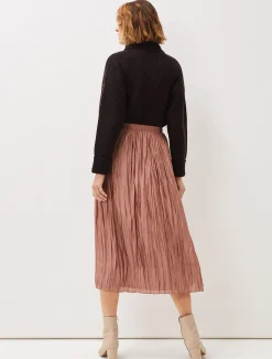 Kate Plisse Midi Skirt