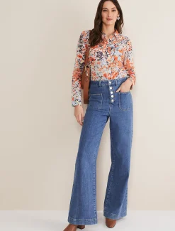 Katie Cotton Floral Blouse