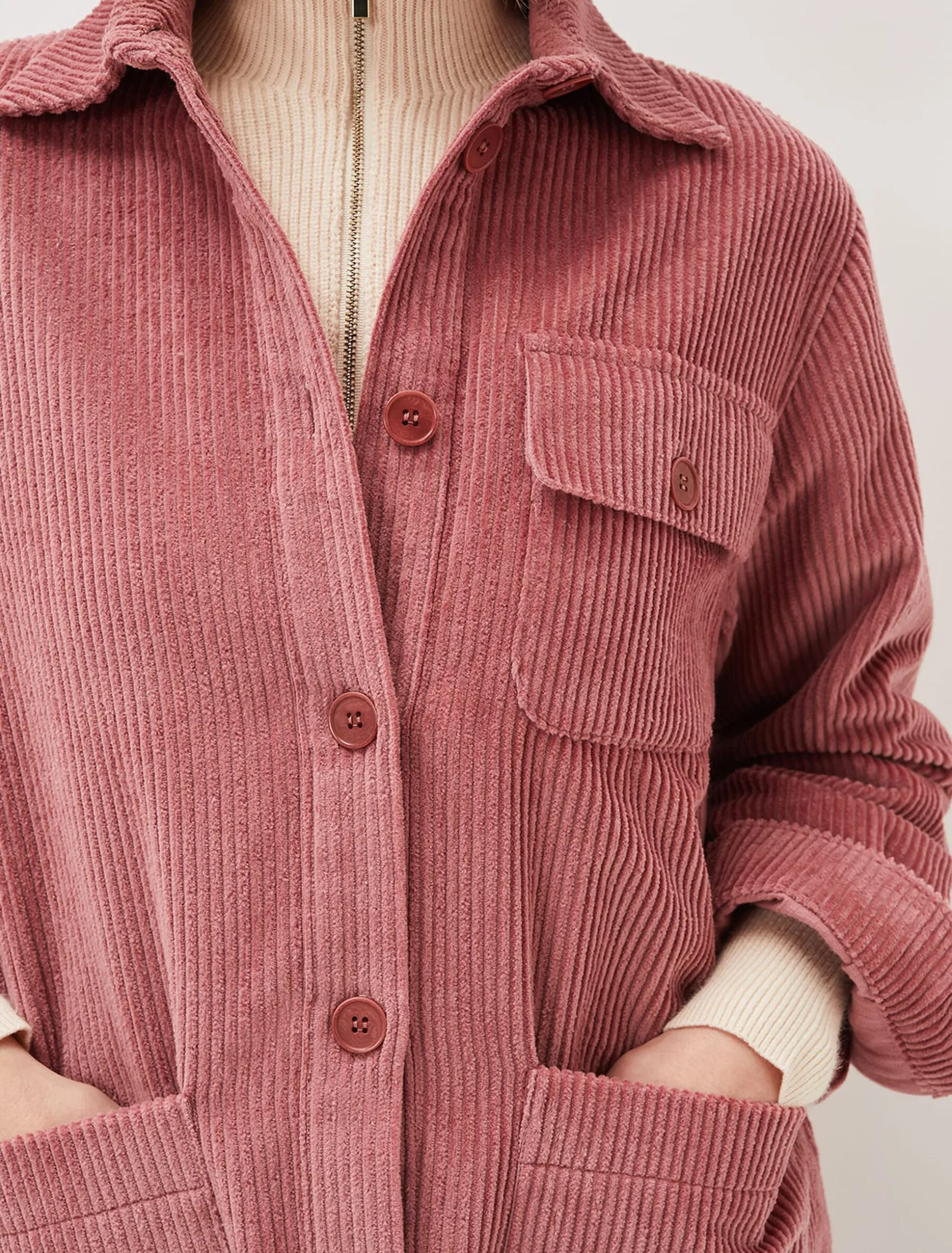 Katrina Cord Shacket