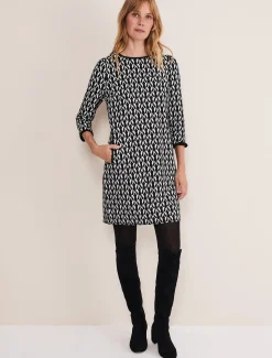 Katrine Geo Jacquard Dress