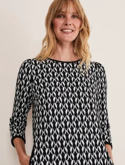 Katrine Geo Jacquard Dress