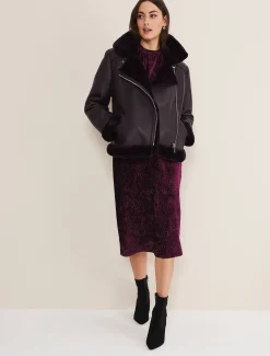 Kaylee Velvet Pleat Dress