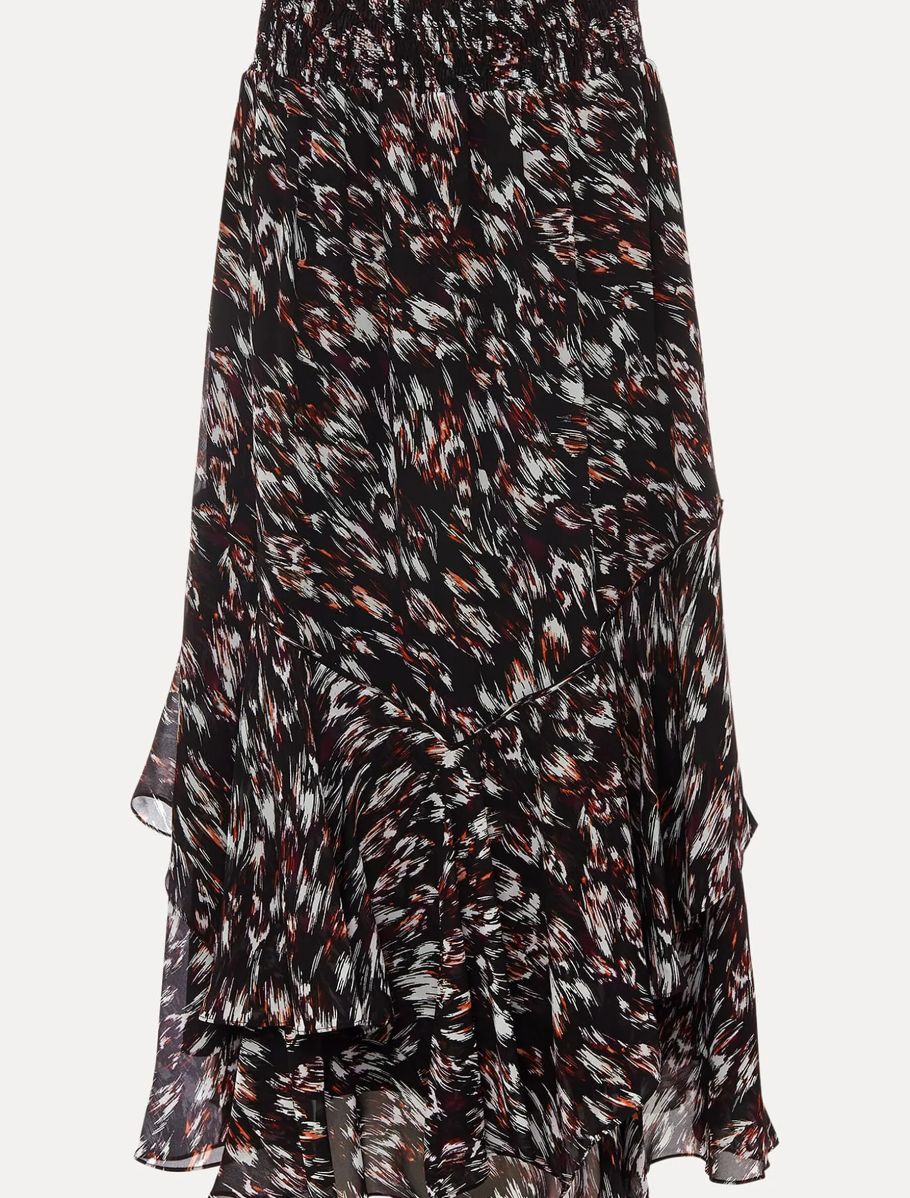 Kayley Abstract Print Maxi Skirt