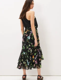 Kayley Floral Printed Maxi Skirt