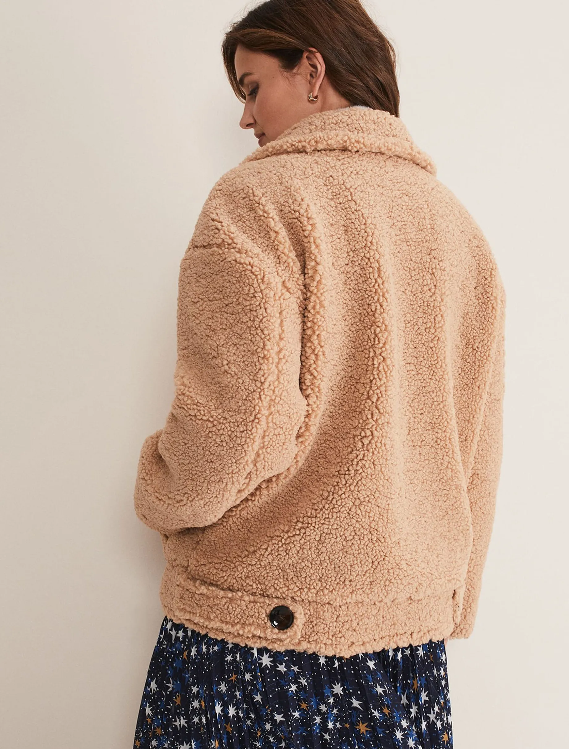 Kelsey Short Teddy Coat