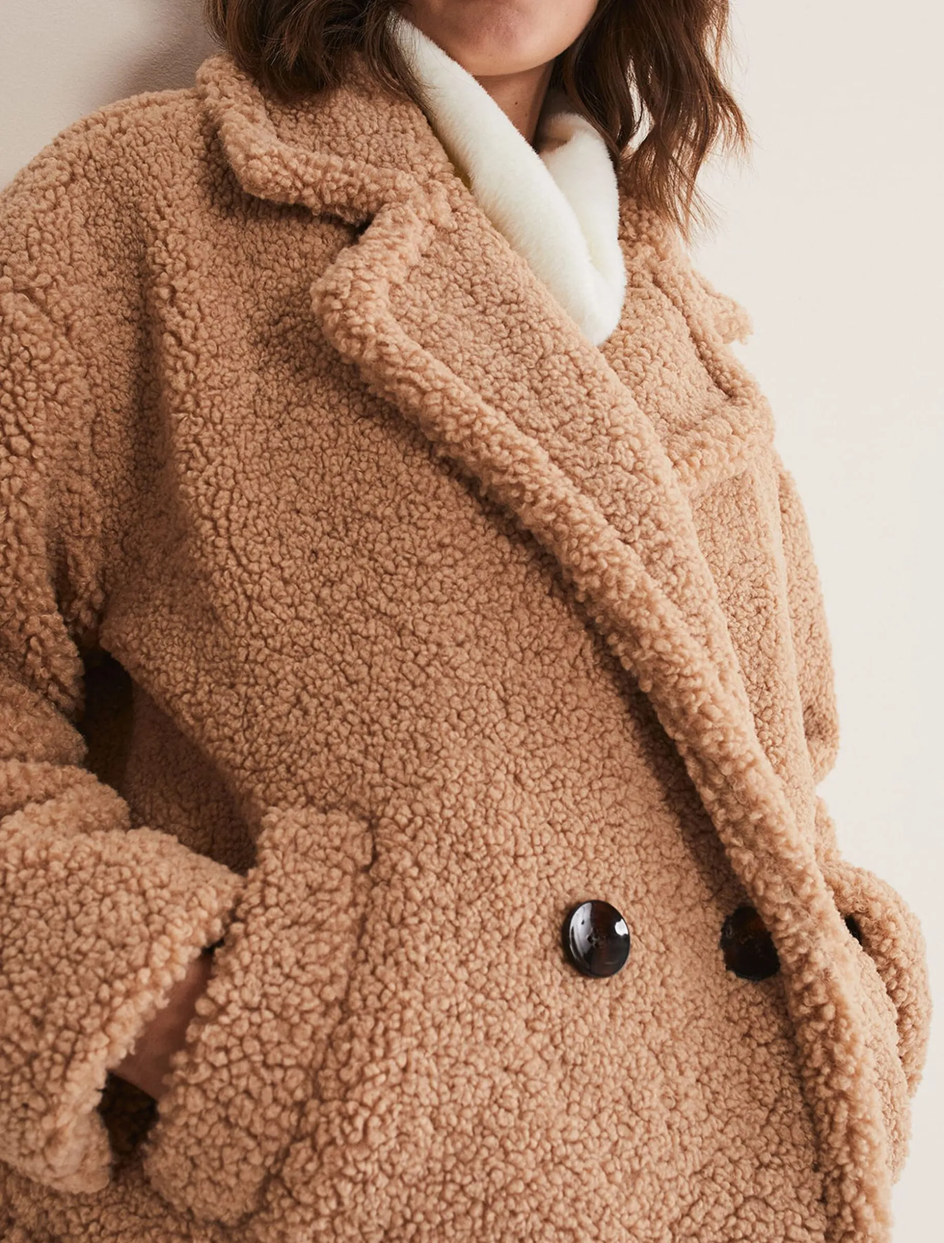 Kelsey Short Teddy Coat