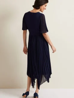 Kendall Pleated Midi Dress