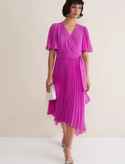 Kendall Pleated Midi Dress