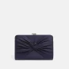 Kendall Satin Knot Front Clutch Bag