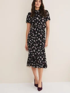 Kensley Print Puff Sleeve Dress