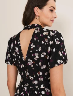 Kensley Print Puff Sleeve Dress