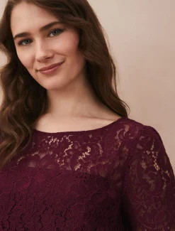 Kiera Lace Tulle Maxi Dress